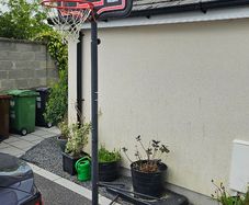Lifetime Streamline Basketball, 7.5 to 10 Foot Telescoping Adjustment, 44-Inch Impact Backboard