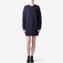 Acne Studios - Navy Sweatshirt Dress Image 3