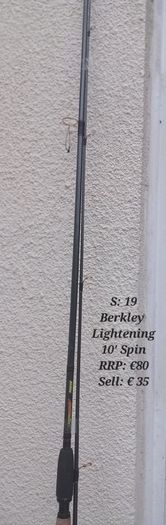 Lot 4:  Clearance Sale.   Sea / Coarse Rods
