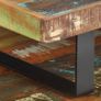 2 Piece Coffee Table Set Solid Reclaimed Wood Image 8