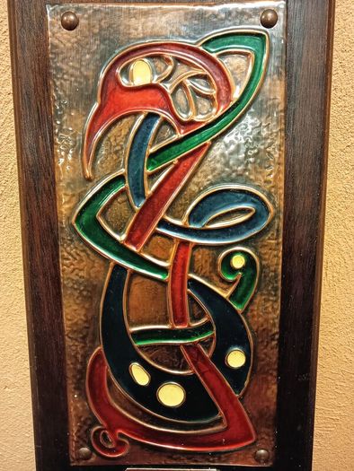 Vintage Irish Celtic Cooper Wall Art by Eddie O'Neill.