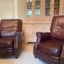 Two real leather (not bonded) recliner Chairs Image 2
