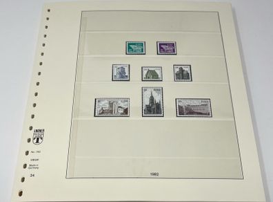 1972-91 Ireland Mint Never Hinged Stamp Collection in Lindner Album. Contained on 56 Lindner Album Pages. 58 Images.