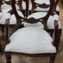 Solid Mahogany French Chairs Image 3