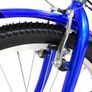 24 Inch Foldable Tricycle for Adults, Bicycle for Seniors, Folding Tricycle with Storage Basket, 7 Gears, Ideal for Shopping, Weights Capacity 120 kg, Blue Image 5