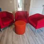 Italian chairs and footstool Image 2