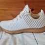 skechers flex appeal white Size 4.5 eu 37.5 in like new condition Image 4