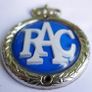 1960's Vintage ROYAL AUTOMOBILE CLUB R.A.C. Radiator Grill Fitting Car Badge Image 2