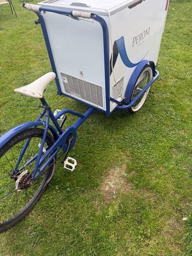 Ice cream freezer bike