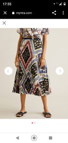 Mango pleated skirt