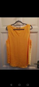 Mustard yellow blouse size 14