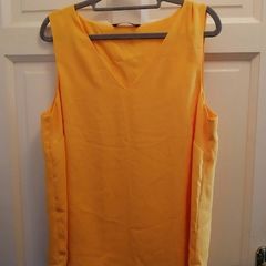 Mustard yellow blouse size 14