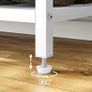 Coat and Shoe Rack, Coat Stand with 3-Tier Shoe Rack, White Hall Tree with 15 Coat Hooks, 3-Tier Shoe Storage Rack, Shoe Bench for Hallway and Entrance, White Image 7