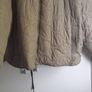 Khaki coloured onion quilted jacket Image 5