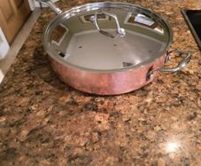 Stellar Copper Coated 28cm Saute Pan