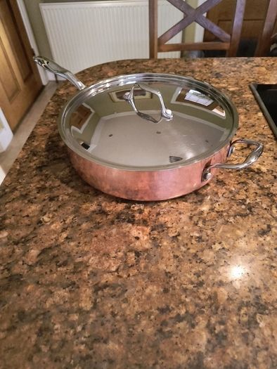 Stellar Copper Coated 28cm Saute Pan