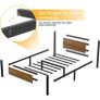 Single Bed Frames with Wood Headboard Image 2