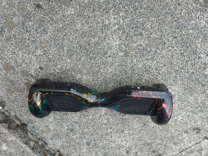 HOVERBOARD, Black with colouration, No Charger so cannot test, excellent cosmetic condition