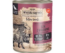 Country of Animals Forest Flavours Wild boar with beef wet food for adult dogs 800g