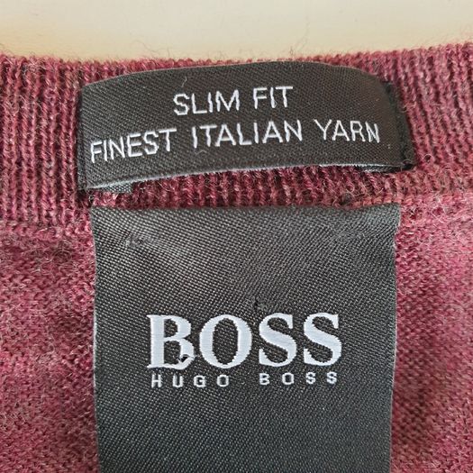 Hugo Boss italian wool slim fit sweater size 10