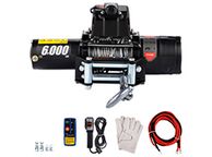 main image for ad 6000lbs Silver Rope 12V Electric Winch for 4X4 Syntheic Car Trailer Ropes Towing Strap With Wireless Control ATV Truck Off Road