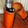 Vintage Harrods Hip flask & Leather Case Image 6