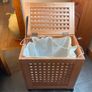 Laundry container with removable cloth Image 2