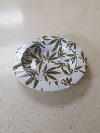 Marijuana Leaf Ashtrays