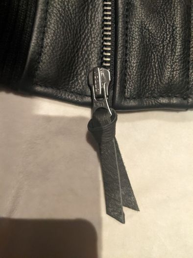 Superdry Black Aviator Flight Leather Jacket