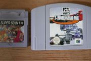 Gameboy 50 in 1 (B) Gameboy Cartridge and intendo N64 game F-1 World Grand Prix pal version