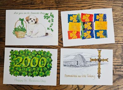Saint Patrick's Day 2000 Postcards Brand New