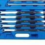 10 Piece Extra Long Ratchet Ring Spanner Set Image 3