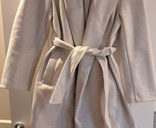 NEW Zara soft coat -- cream size