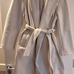 NEW Zara soft coat -- cream size