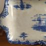 Fabulous Large Antique Blue and White Tray with Moulded Side Handles, by Wedgwood & Co Ltd in the Beautiful "Hague" Pattern Circa 1900-1920 Image 6
