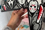 3D Halloween Door Frame Decoration