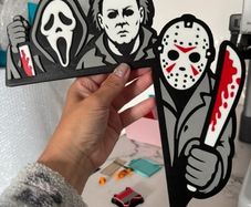 3D Halloween Door Frame Decoration