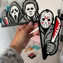 3D Halloween Door Frame Decoration
