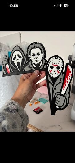 3D Halloween Door Frame Decoration