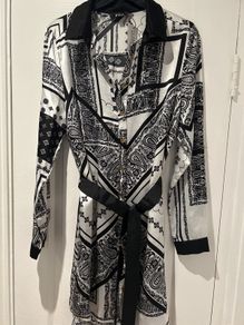 Satin Shirt Dress BNWT