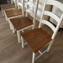 solid oak chairs Image 2