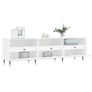 TV Cabinet White 150x30x44.5 cm Engineered Wood Image 4