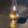 Converted Brass Oil Lamp Image 2