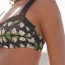 B By Ted Baker Floral Bandeau Black Bikini Top in size 32A Image 5