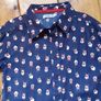 Age 7-8 Christmas Santa Reindeer Shirt Image 2