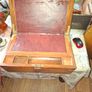 19th Century Victorian Writing Slope with Hidden Drawers Mahogany and Brass. Image 3