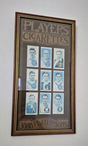 Vintage 1938 John Player & Sons "Cricketers" Framed Collection