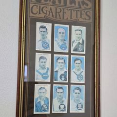 Vintage 1938 John Player & Sons "Cricketers" Framed Collection