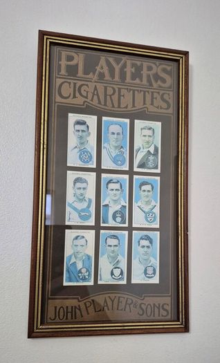 Vintage 1938 John Player & Sons "Cricketers" Framed Collection