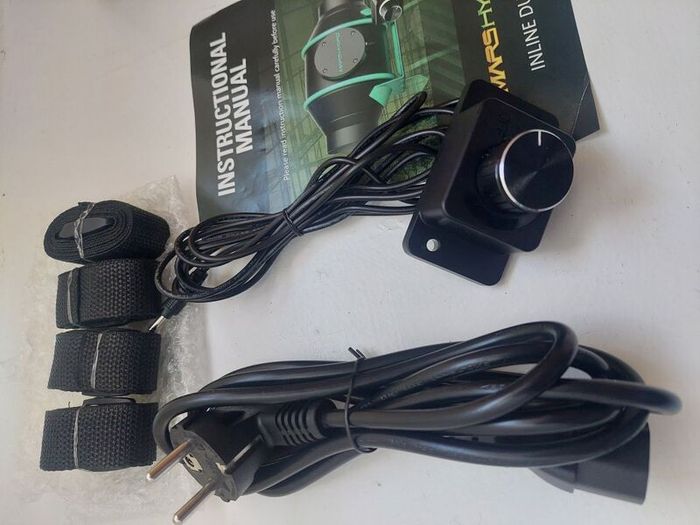 Mars Hydro 150mm Inline Fan And Carbon Filter Combo With Speed Controller